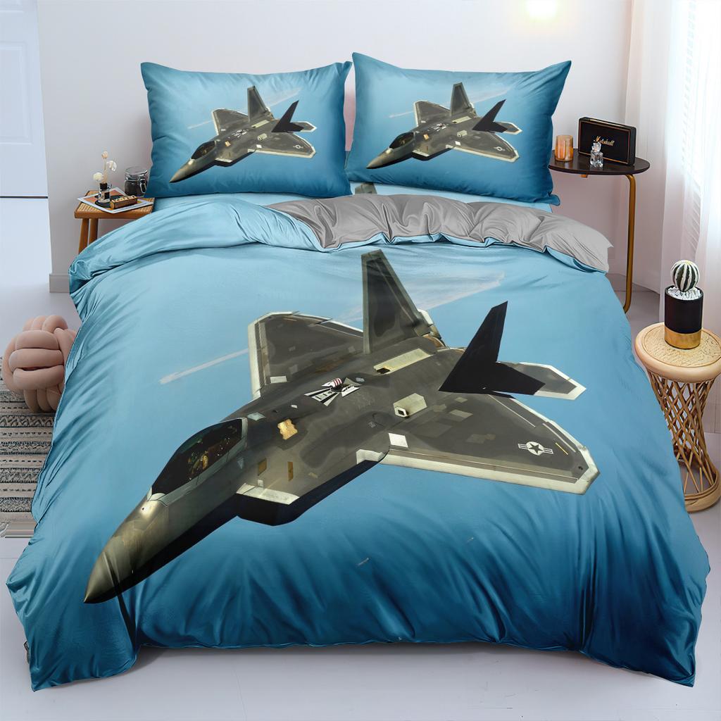 Fighter Bedding Three-Piece 90-120G Sanded Cloth 3D Digital Printing, Available