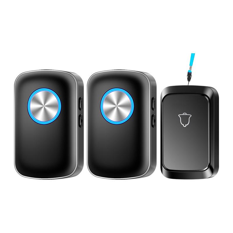 Elderly Wireless Bedside Call Button for Caregivers - Long-Range Safety Pager чёрный