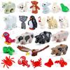10PCS Animals Blocks Toys MOC Leopard Bear Cow Bird Model Building Blocks Set Compatible Mini Bricks DIY Toys for Children Gift