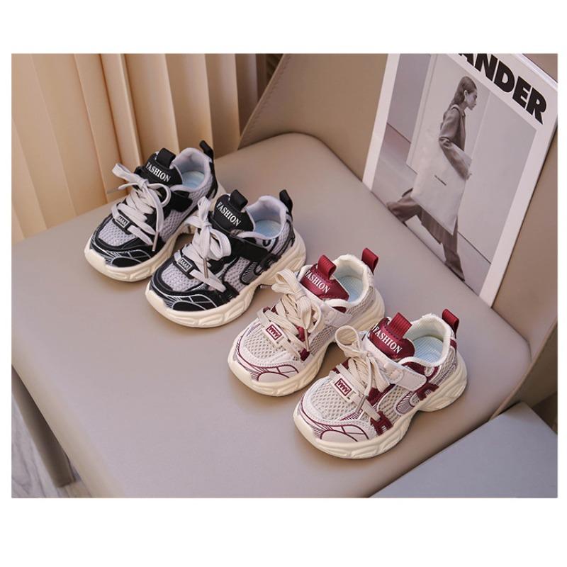 Baby sneakers new dad shoes breathable boys soft-soled shoes girls mesh non-slip running shoes non-slip classmates