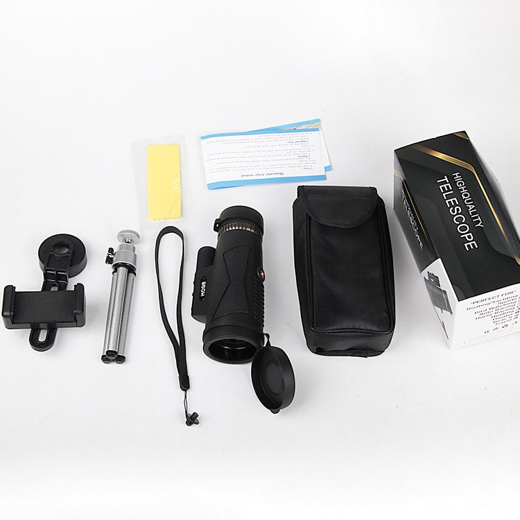 12X50 Monocular Telescope Eyepiece HD High Power Low Light Night Vision Outdoor Portable Telescope
