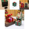 Snowman Santa Claus Gift Shape Design Music Box With Lighting For Christmas Decorations
