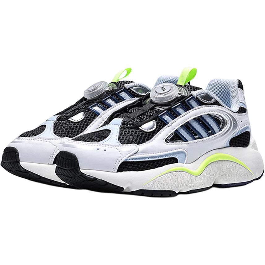 Adidas Originals Ozmillen Boa J Comfortable Versatile Low-Top Kids Casual Shoes Unisex sneakers Black White KJ6653