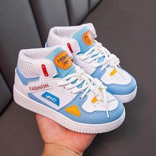 Children Soft Bottom Casual Running Sneakers Boys Girls Breathable Antislip Sport Shoes Kids Wearresistant Sneakers Size