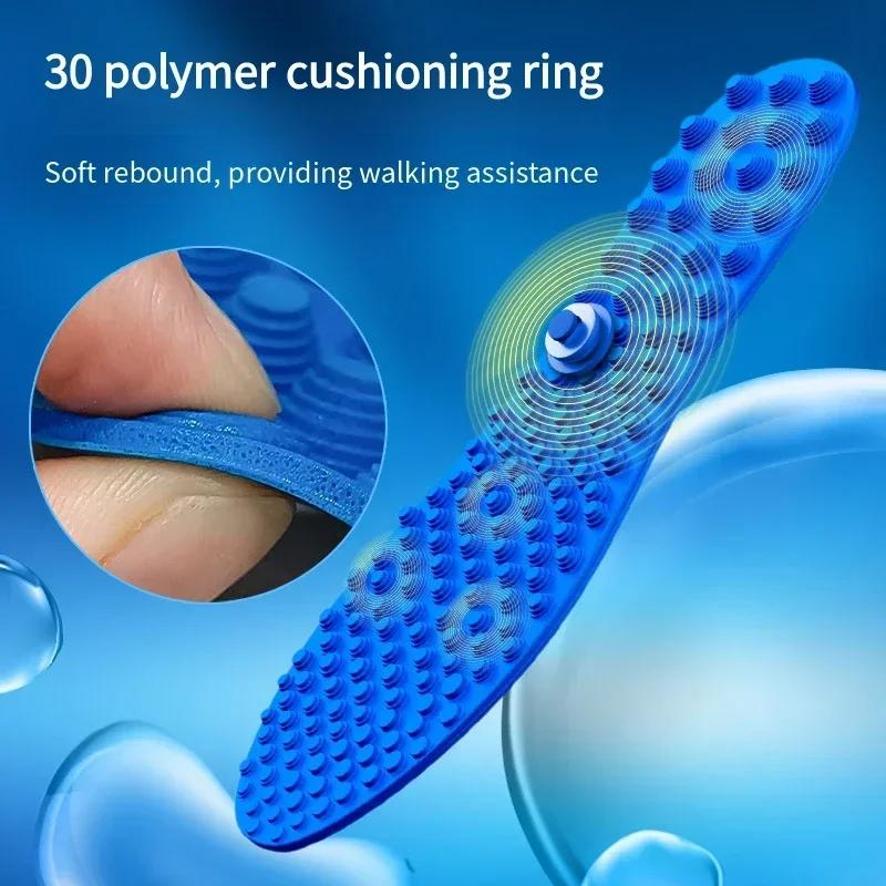 1Pair Relieve Foot Fatigue Shoes Insoles Finger Pressure Board Massage Insole Men Woman Shoe Pads Soft Sports Casual Shoes Sole