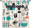 Fun Math Blackout Curtains, Mathematics Formula Learning Knowledge Educational Window Drapes for Kids Learners Bedroom Living