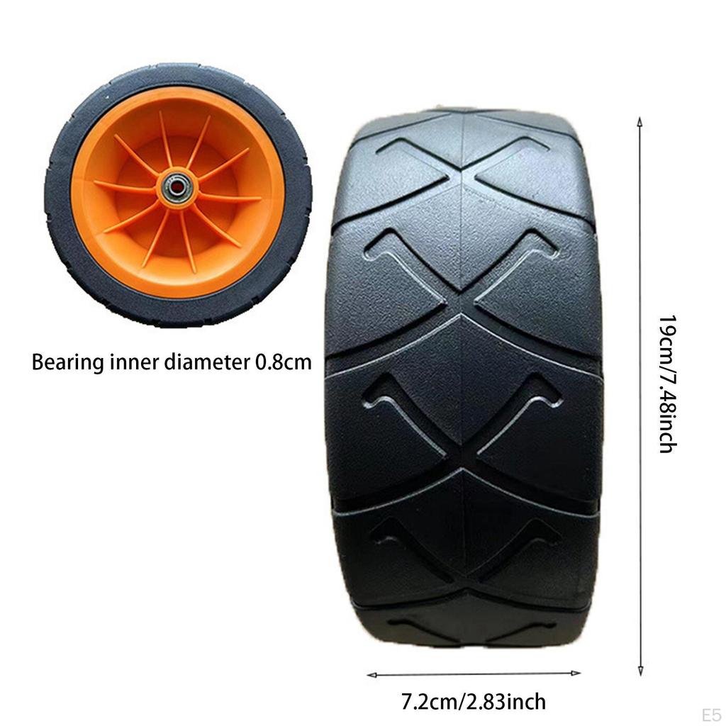 Náhrada zahradního vozíku s příslušenstvím pro pevnou pneumatiku těžkého kolečka