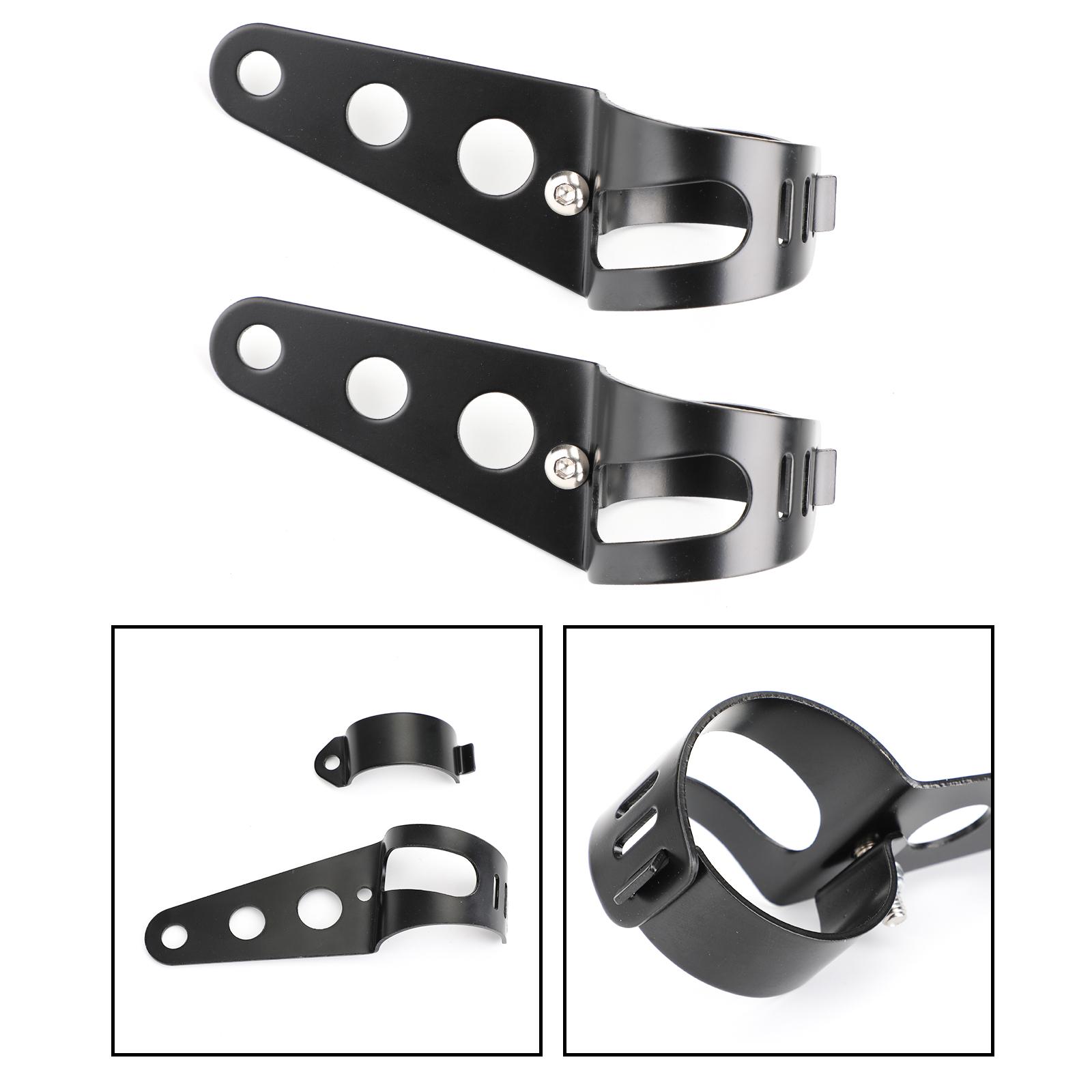 

43мм-50мм Вилка Черный Кронштейн для Крепления Фары Мотоциклетный Адаптер Держателя Фары