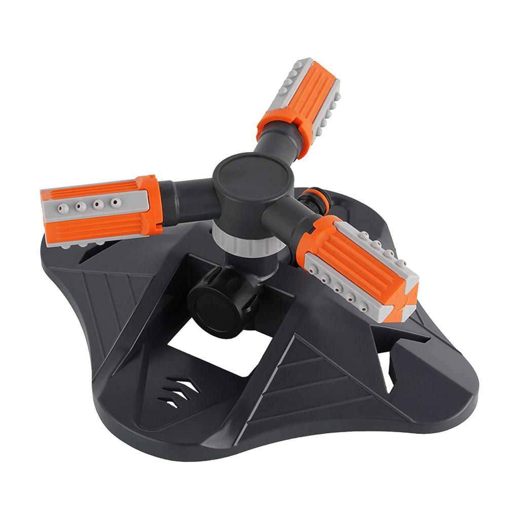 360 Grad Drehbarer Gartensprenger Einstellbarer 3-Arm Rasensprenger Bewässerungssystem Outdoor Garten