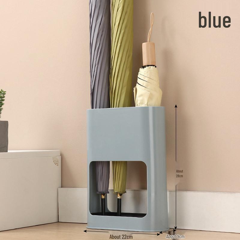 Compact Plastic Umbrella Stand for Entryway – Durable Rain Gear Storage Rack