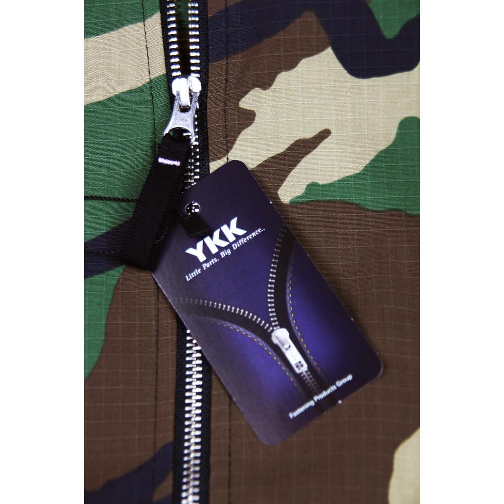 Weirdworld Camouflage Wave Logo Zip-Up Hoodie Woodland Camo