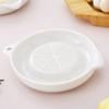 Household Ceramic Ginger Grater Round Wasabi Grinding Dish Baby Food Grinder  Vegetables