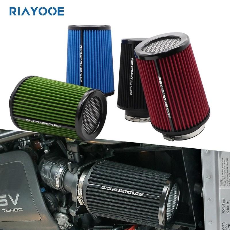 Luftfilter Auto Kaltluftansaugung Kit Universal Auto Systeme Sport Racing Performance Motor High Flow Konusfilter Box 3" 3.5 4 Zoll