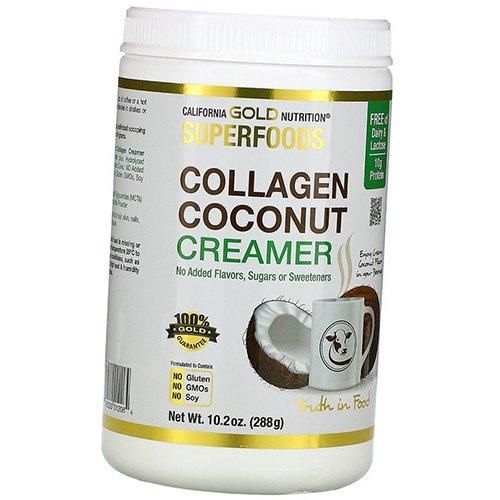 

Кокосовые Сливки с Коллагеном, Superfoods Collagen Coconut Creamer, California Gold Nutrition 288г (05427009) 288g