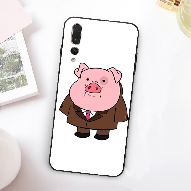 Cute PINK Kawai Pig For Huawei Nova 12i 12s 11i 7i 8i Y73 Y70 Y90 Y60 Y72 Y61 Y91 9 10 SE P30 Pro P40 Lite Case