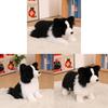 Großer Plüsch Border Collie Hundespielzeug mit PP-Baumwollfüllung für Kinder, Geschenk und Komfort