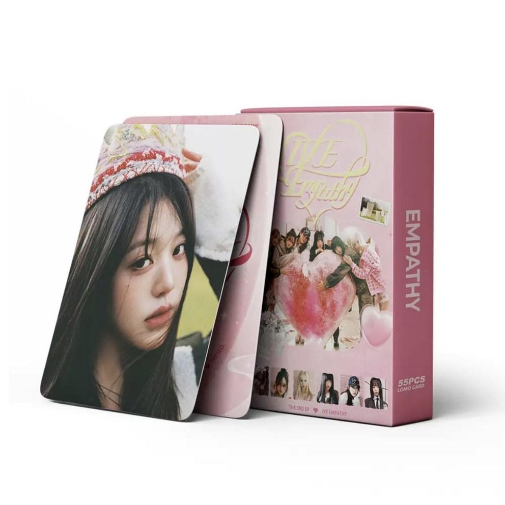 2025 IVE EMPATHY Photocards (55 Sheets) and Domusong Stickers (10 Sheets)