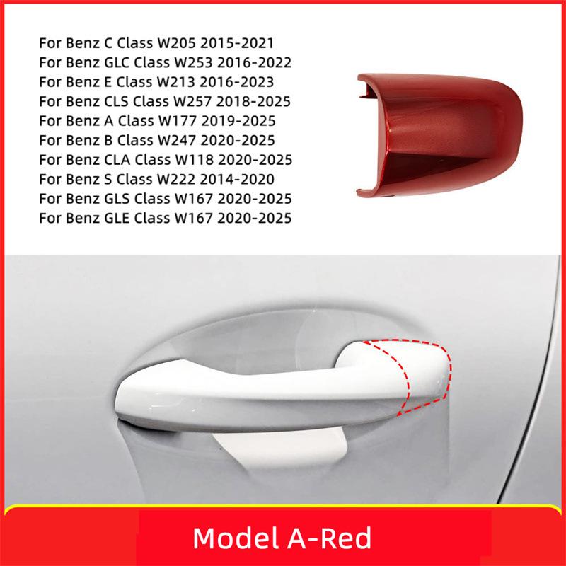 Mercedes C/E/S/GLC-Class Exterior Door Handle Cover W205 W253 Key Overlay