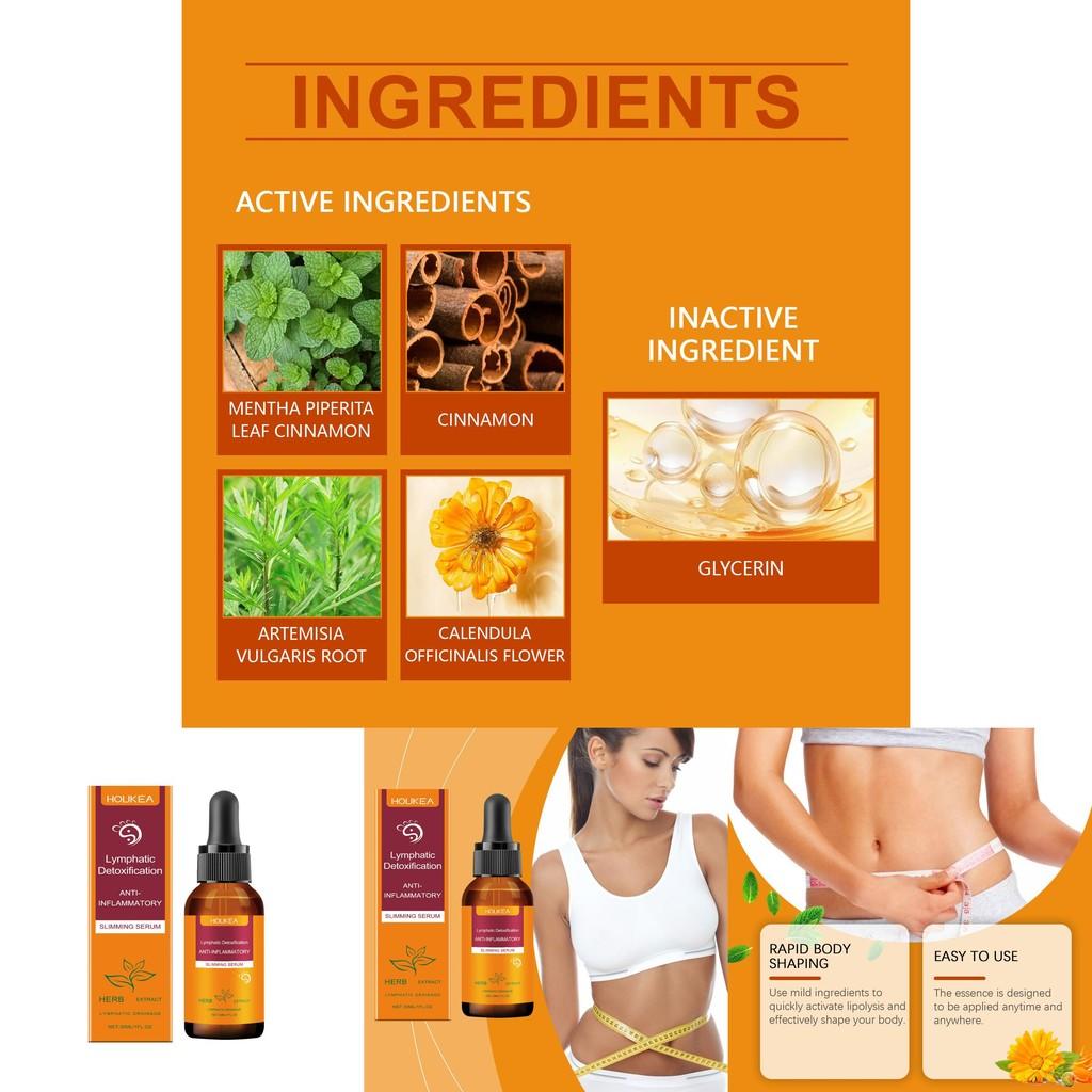 Houkea Moisturizing Body Essence Liquid Hydrating Skin Care Massage Serum 30ml