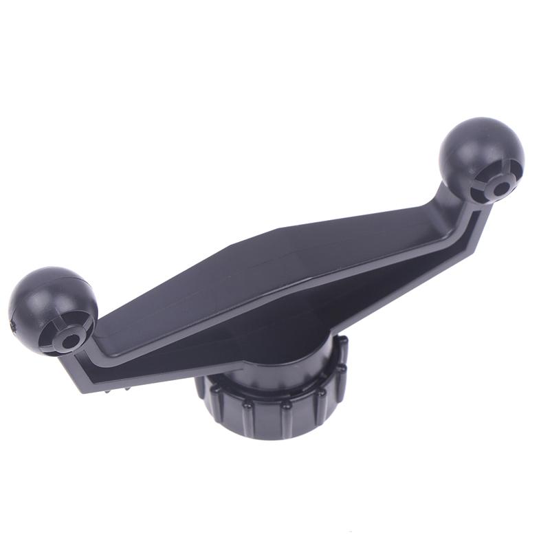 Držák do auta s dvojitou kulovou hlavou a 360° otočnou základnou, držák pro mobilní telefon/navigaci, příslušenství pro středovou konzoli auta