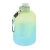 Gradient Water Bottle Plastic Portable Large Capacity Drinking Bottle for Outdoor Sports Gradient