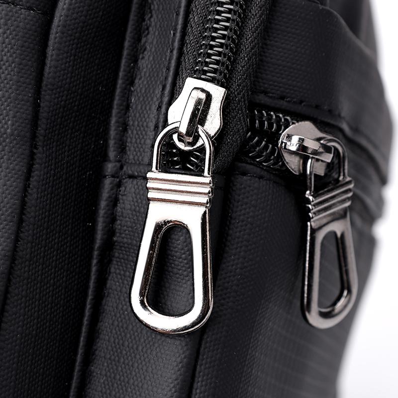 Men's Crossbody Bag Business Waterproof Lightweight Multi-Layer Shoulder Bag