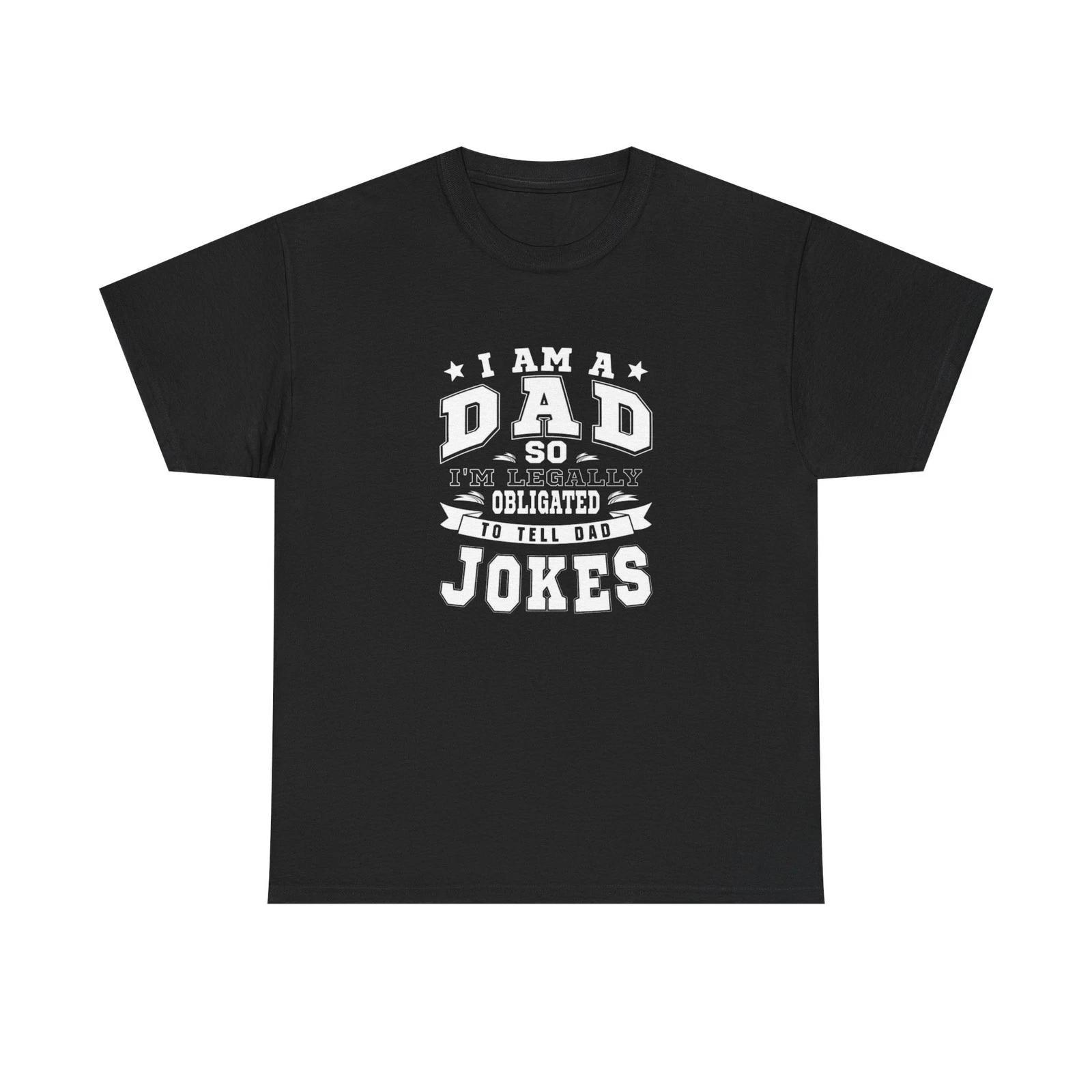 

Dad Jokes Humor Graphic T Shirt Unisex Heavy Cotton Tee 4XL