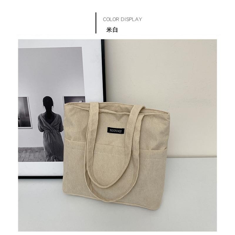 

Новая вместительная трендовая осенне-зимняя минималистичная универсальная сумка-тоут для通勤 в стиле Instagram