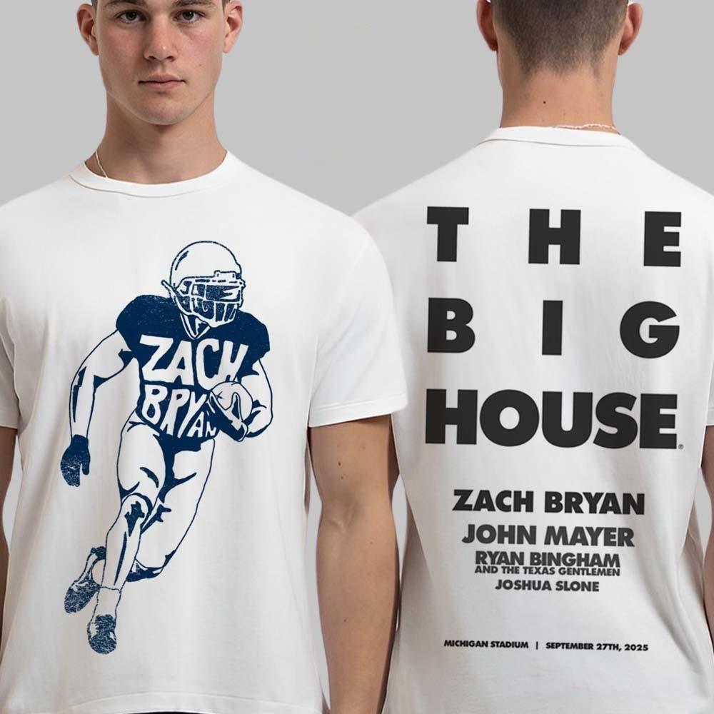 Zach Bryan Michigan Stadium September 27 2025 Concert Unisex Unisex T-Shirt XXL