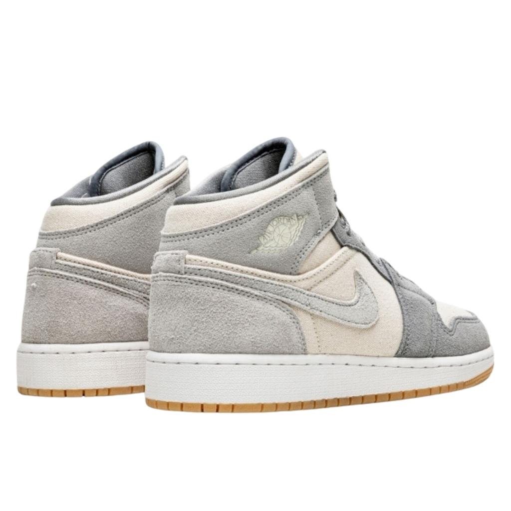 Air Jordan 1 Mid Coconut Milk Particle Grey