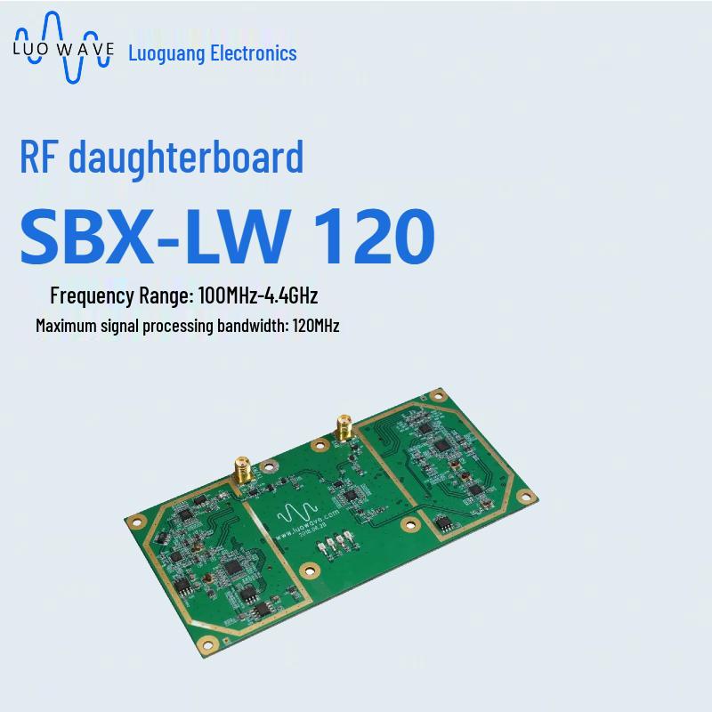 

SBX-LW 120MHz RF Daughterboard for X310 (400MHz-4.4GHz)