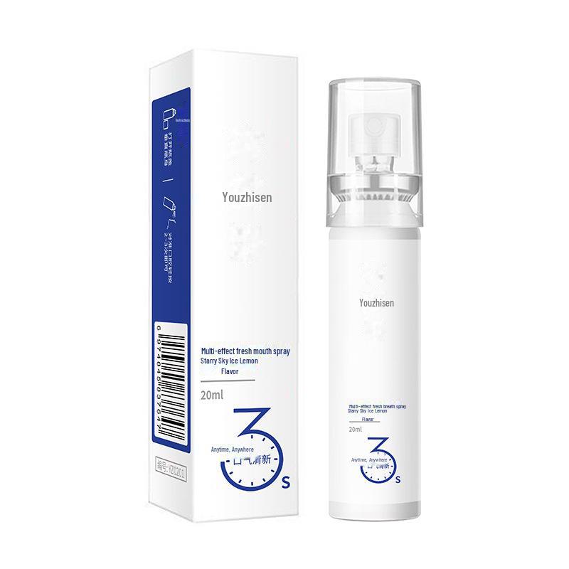 Mint Flavored Multi-Effect Mouth Spray: Portable, Long-Lasting Freshness and Deodorant