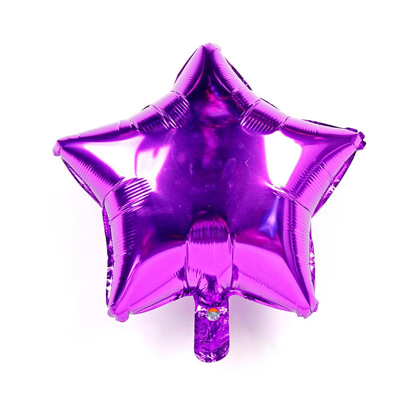 18-Inch Star & Heart Foil Balloon - Festival, Birthday, Wedding Decoration