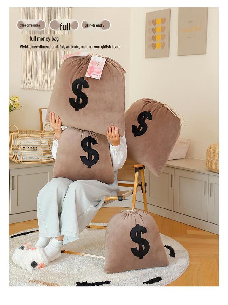 Yaratıcı Para Çantası Peluş Yastık Oyuncak - Yeni Yıl Hediyesi & Etkinlikler için Hatıra