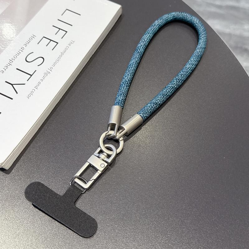 Portable Mobile Phone Hand Wrist Straps Nylon Colorful Anti-Fall Lanyard With Gasket Detachable Cellphone Hanging Cord