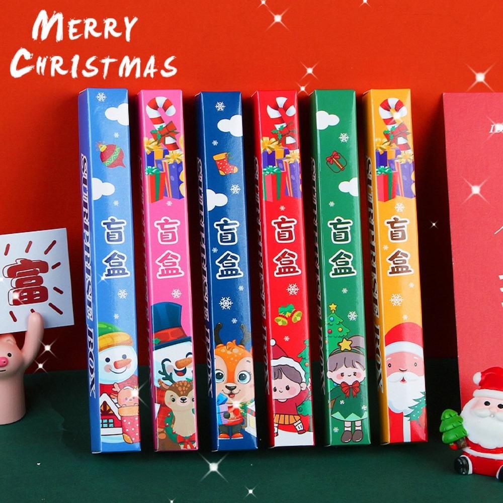 Press Christmas Blind Box Writing Supplies Quick Drying Signature Pen Gel Pen  Office Accessories
