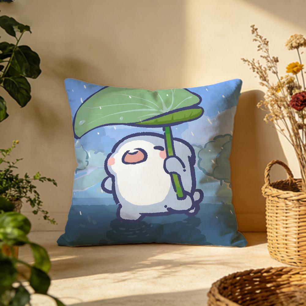 Stylish FFat Sharkful Cushion Cover Versatile DoubleSided Pillow Case Fit for Sofa Bed Car  Daily Decor