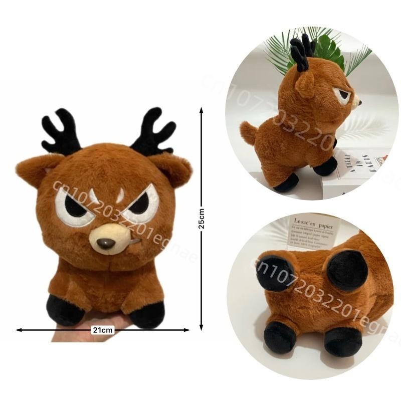 2026 New 99 Nights In The Forest Plush Game Merchandise Brown Stand And Sit Elk Deer White Owl Stuffed Doll Pillow For Kid Gifts