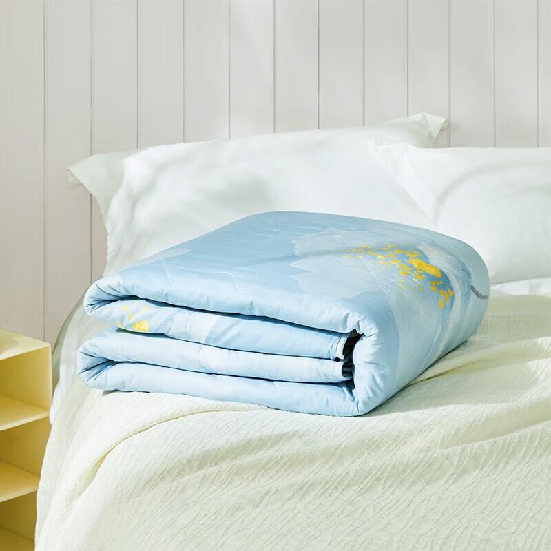 LUOLAI All-Cotton Washable Tussah Silk Summer Quilt