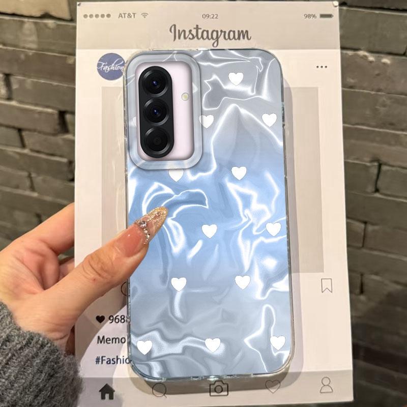 Summer Heart Bow Cherry Girls For Samsung Galaxy A56 A16 A26 A36 A06 A55 A35 A25 A15 A12 A32 A54 S24 S25 S22 S23 FE Fundas Cover