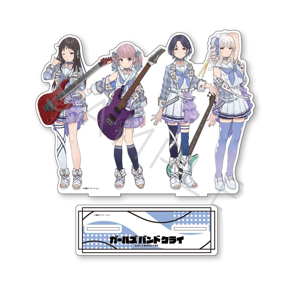 TV Anime Band 2nd Edition Big Acrylic Stand SK  Girls Cry  [Diamond Dust]