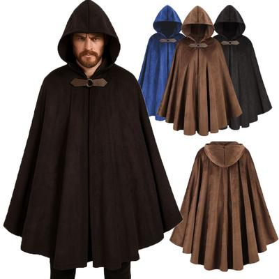 Braune Farbe Halloween Kapuzenumhang Vintage Vintage Kapuzenumhang Neues Design Cosplay Kostüm