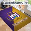 Custom Text Printed Rug Anderlecht FC Non Slip Floor Carpet For Home Room Decor