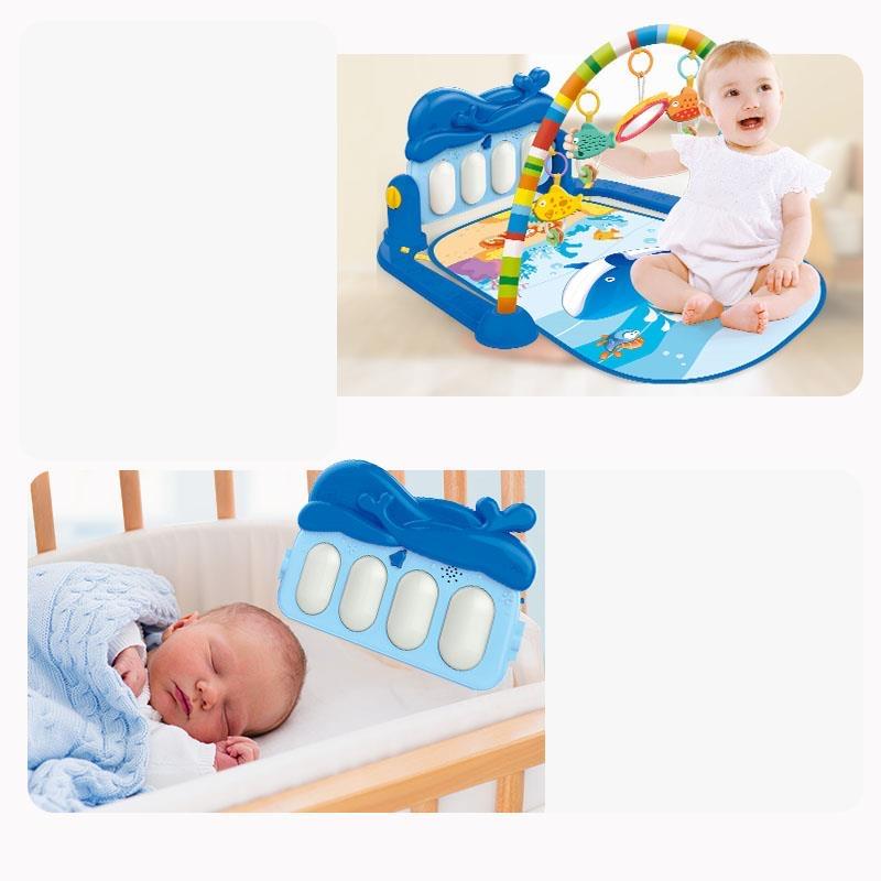 Interactive Educational Mat with Piano and Teethers