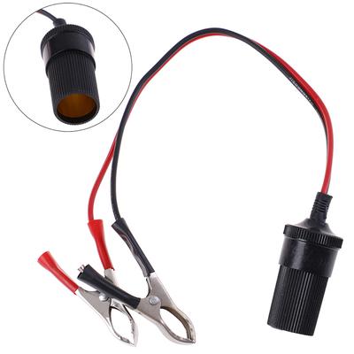 Adaptador de tomada de energia para acendedor de cigarro e charuto com terminal de bateria de 12 V