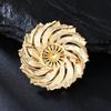 Luxury Temperament Plant Flower Brooch Cross-border Trade Crystal Flower Brooch Clothing Women's Delicate Rhinestone Accessories