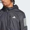Adidas Own The Run Hooded Long Sleeve Jacket Men Outerwear Black IN1483