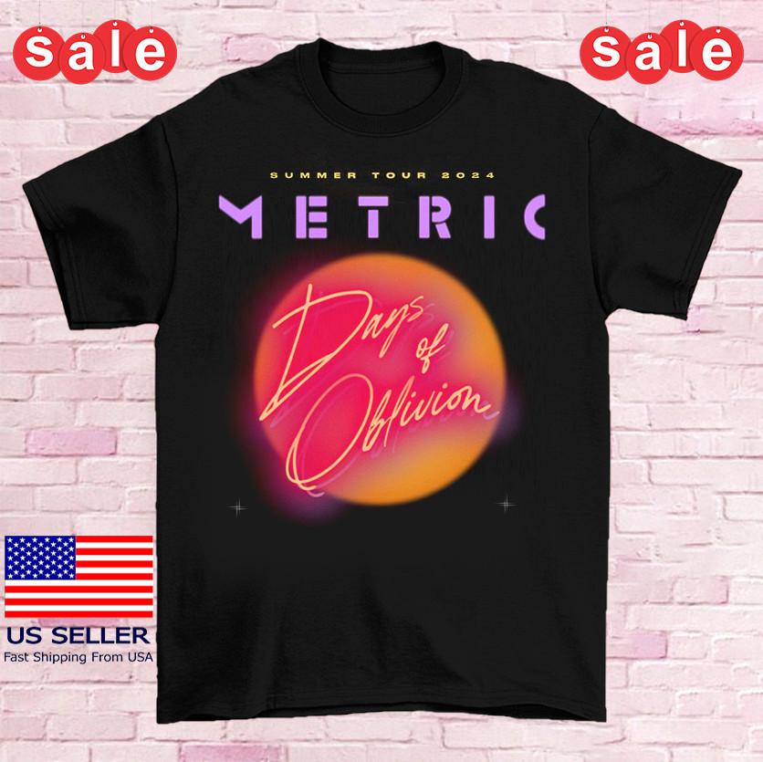 Metric Band Summer Tour Unisex T-Shirt Cotton Full Size QX0225 Unisex T-Shirt XL