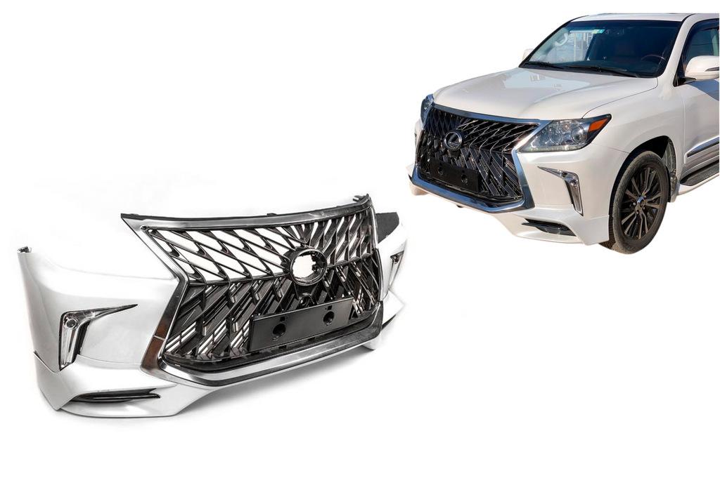 

Передний бампер для 2008-2015 в стиле рестайлинга (под покраску) для Lexus LX570 / 450d