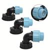Easy To Use Garden Pipe Elbow Outlet Connector Water Splitter IBC Tank Adapter
